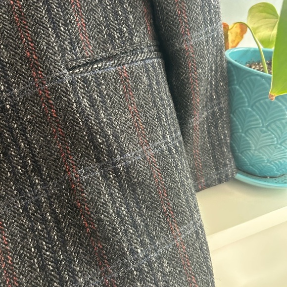 Vintage 80s Sears Blazer Wool Blend Suit Coat Jacket Size 42 R - Picture 3 of 16